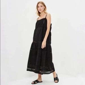 Free People Eyelet Midi Dress